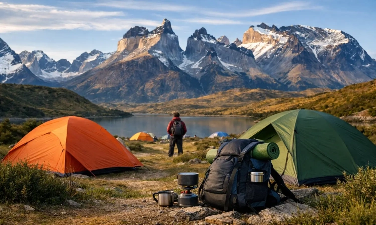 Camping in Torres del Paine